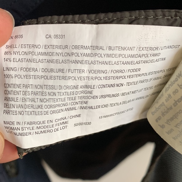 Woolrich Navy Short Trench Raincoat - Picture 11 of 14